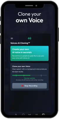 Clone your own voices using Voices AI App