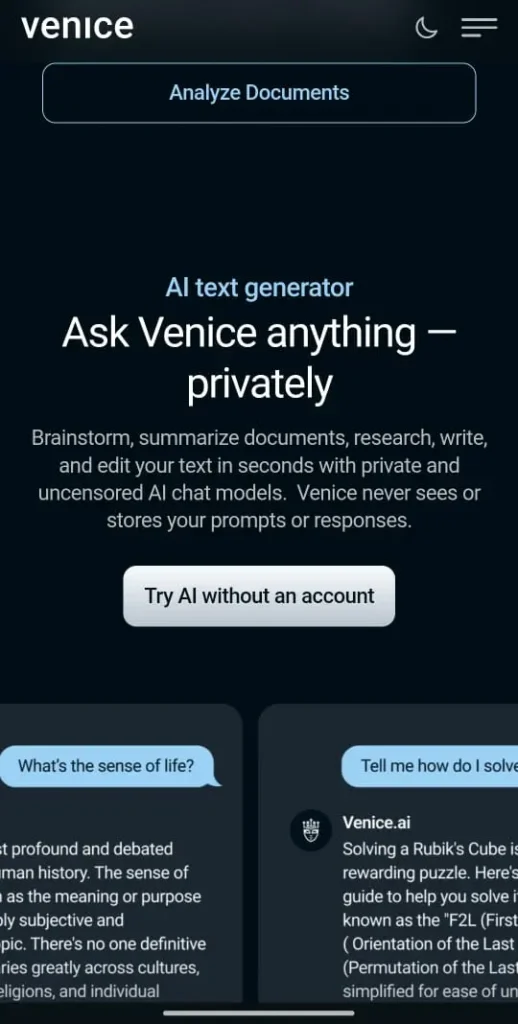 Comparison of Venice AI Mod APK Premium With Popular Apps